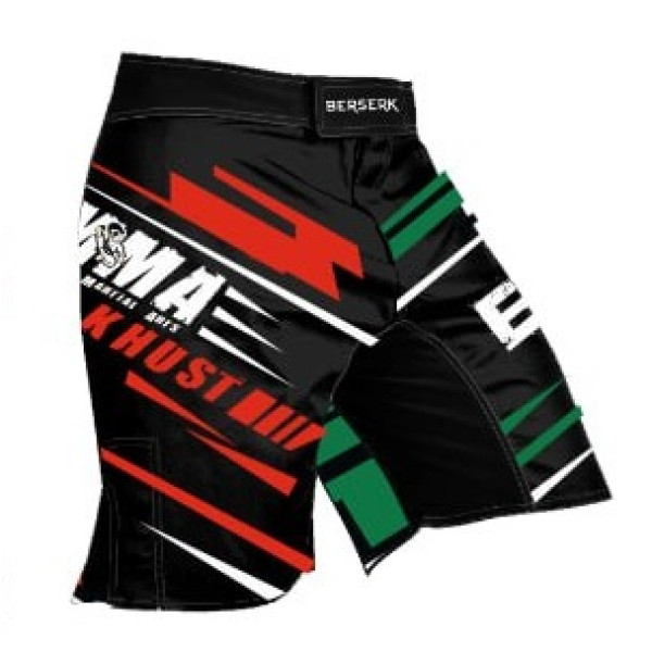 Шорти для ММА+BJJ / Червоно - зелені 