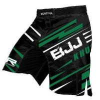 Шорти для BJJ / Зелено-чорні