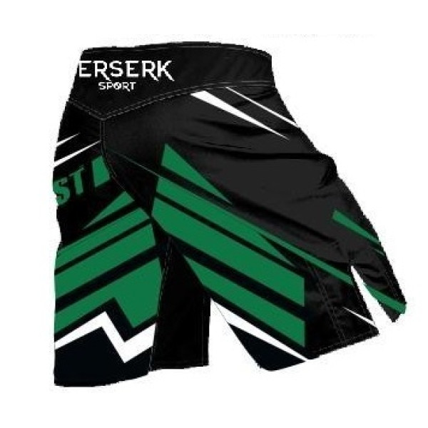 Шорти для BJJ / Зелено-чорні